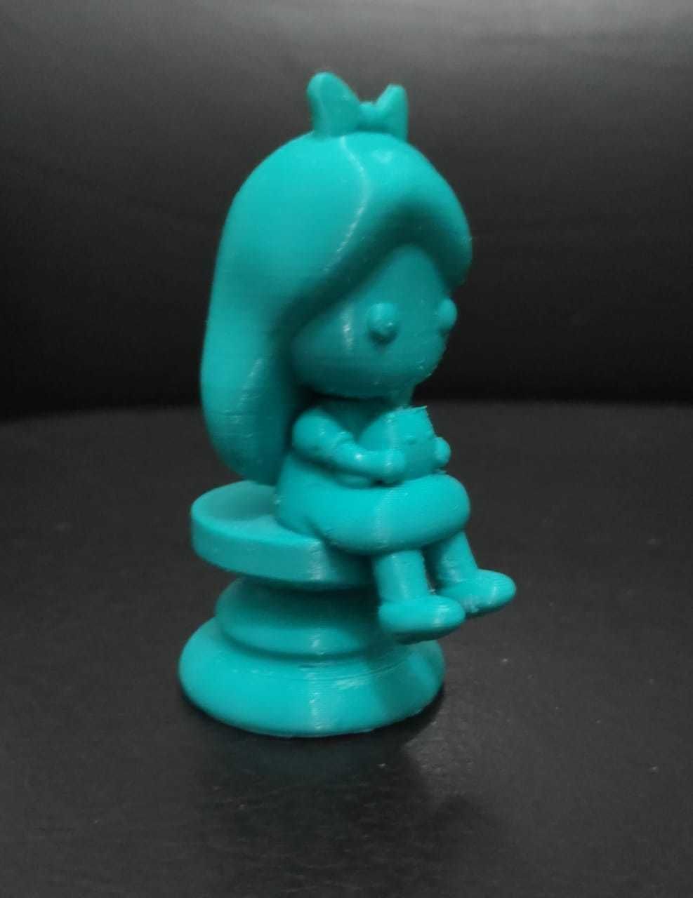 Alice Chess - Side A - Alice - Queen 3D print model_9
