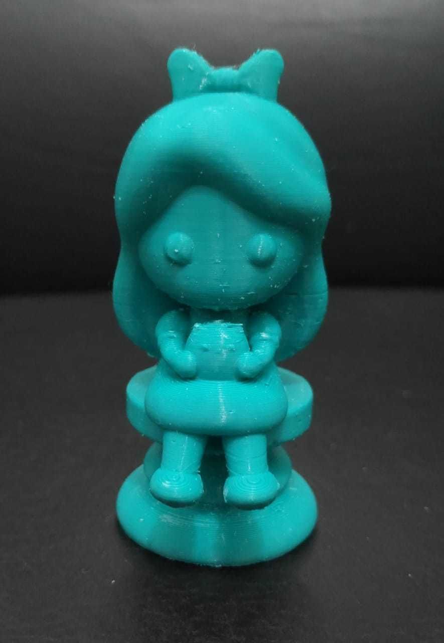 Alice Chess - Side A - Alice - Queen 3D print model_4