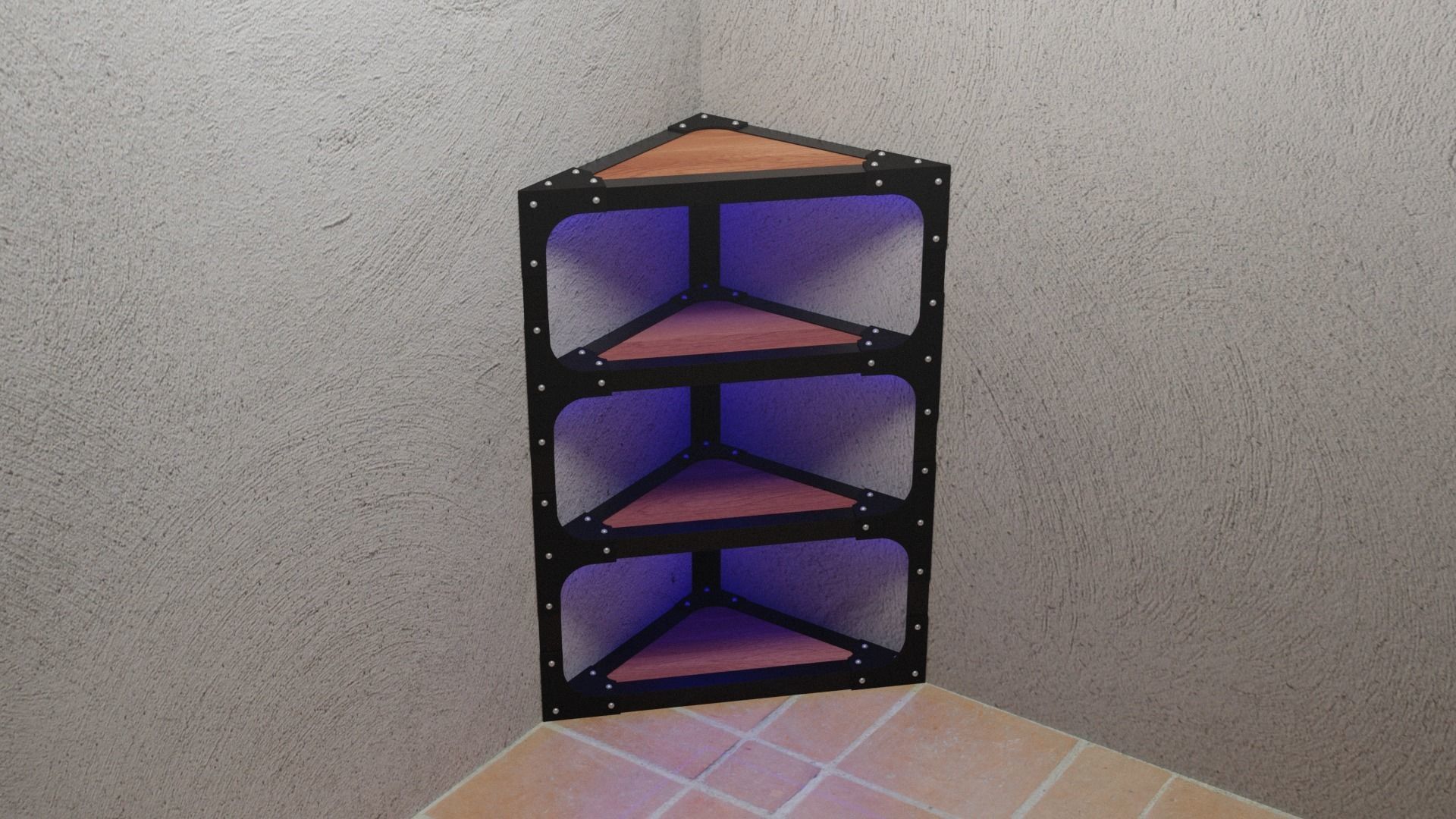 Loft Shelf 3D model_1