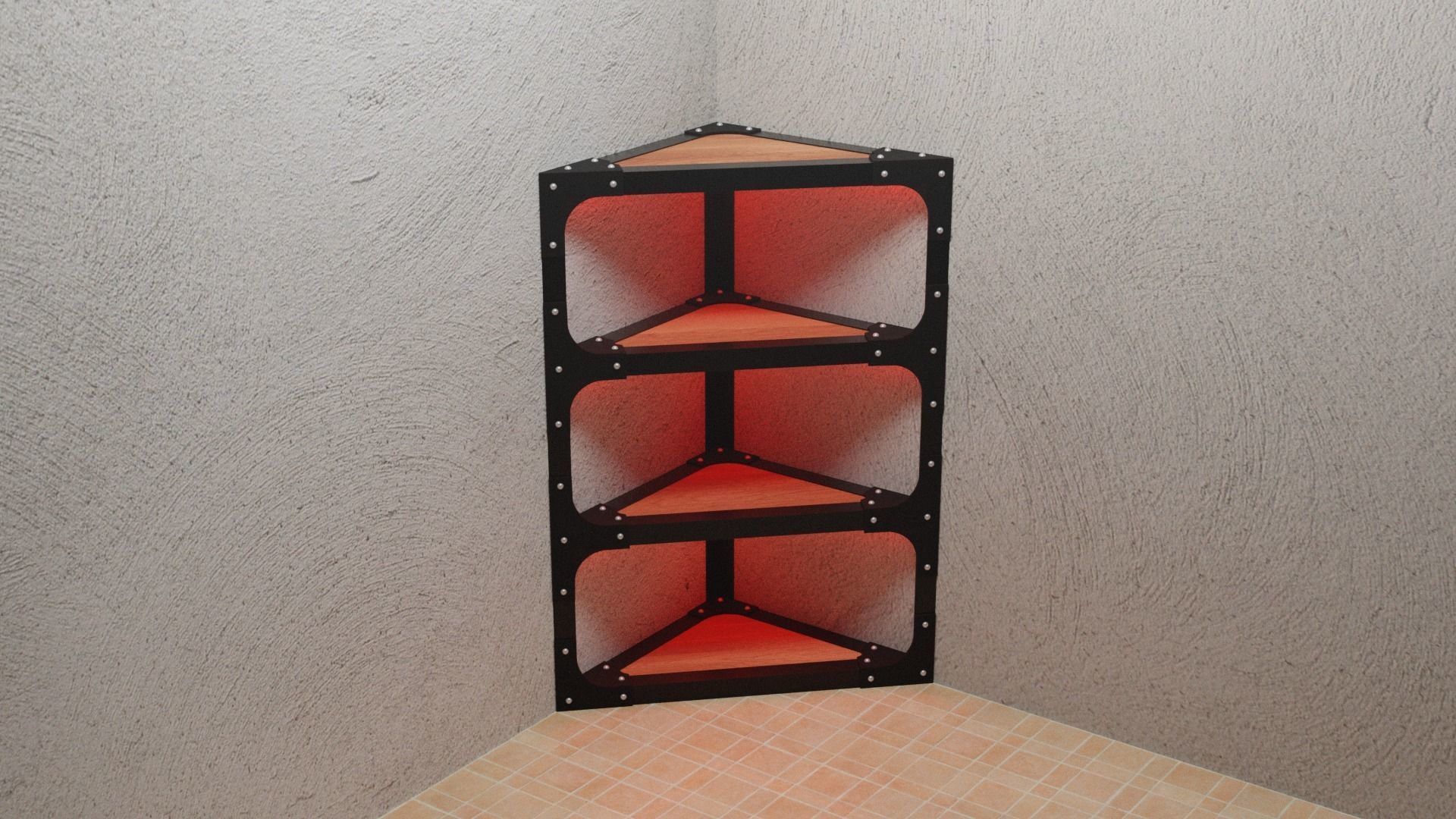 Loft Shelf 3D model_3