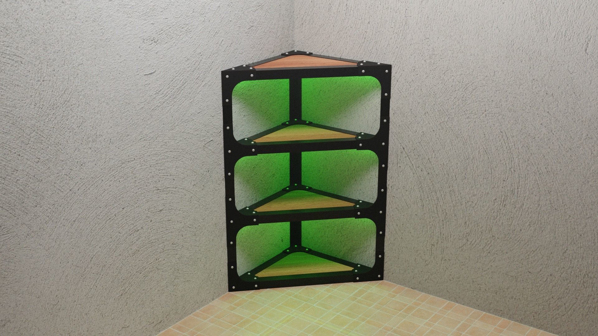 Loft Shelf 3D model_2