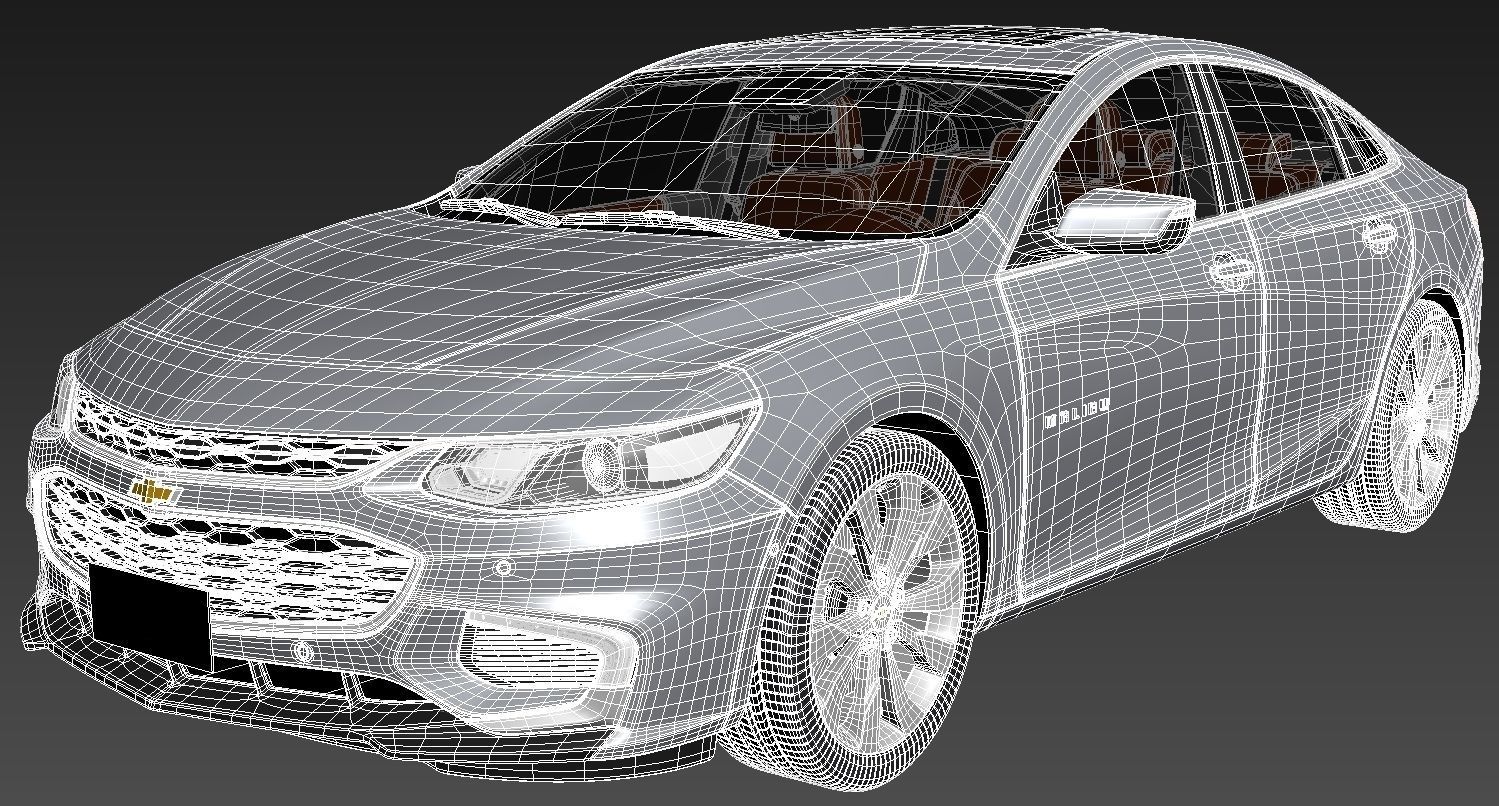 Chevrolet Malibu 2017 3D model_12