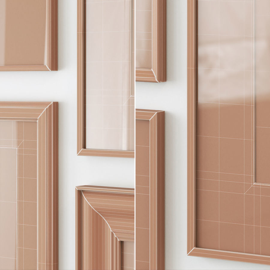 Gallery Wall 145 3D model_5