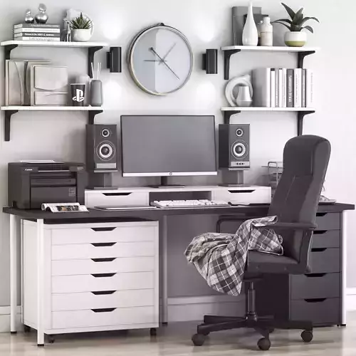 Office workplace 86 3D model