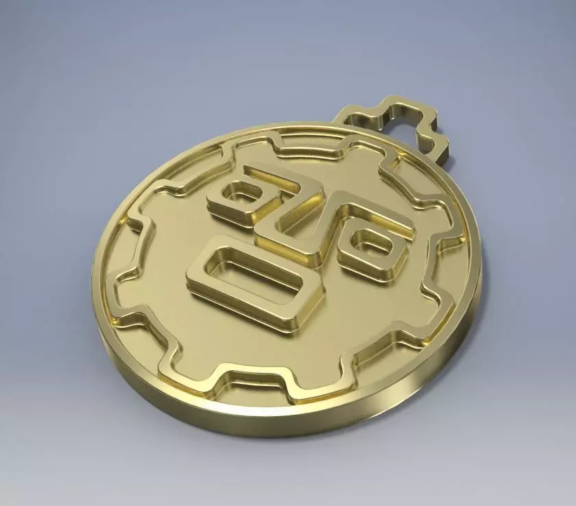 Pachacuti solar disc necklace 3D print model