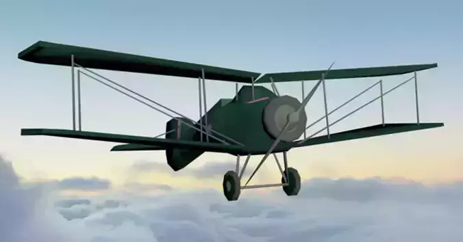 vintage Airplane k502 