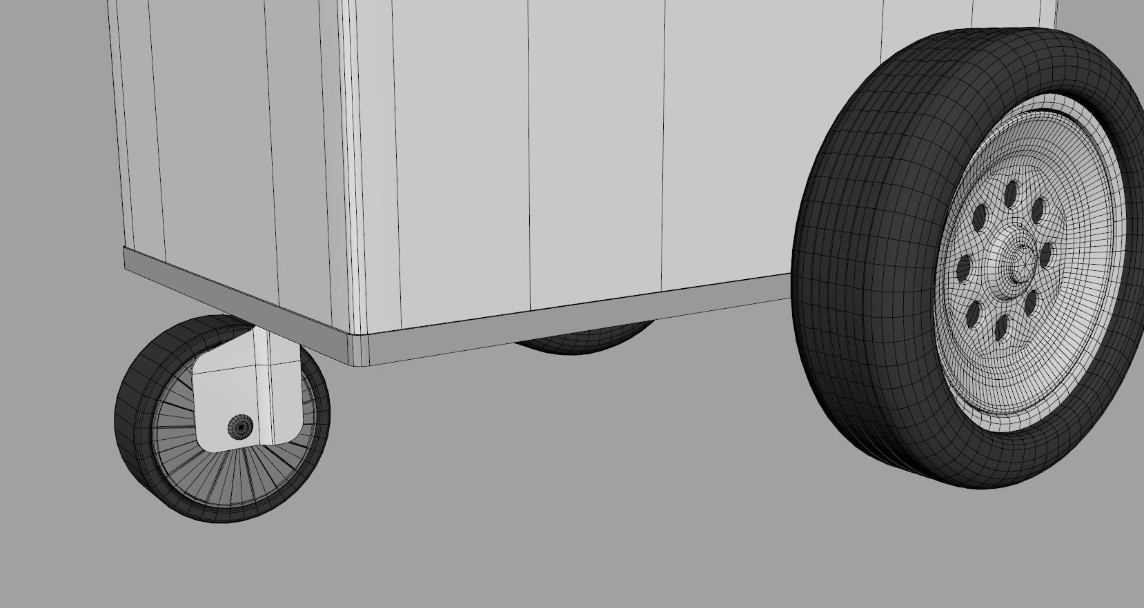 Ice Cream Popsicle Cart 3D model_13