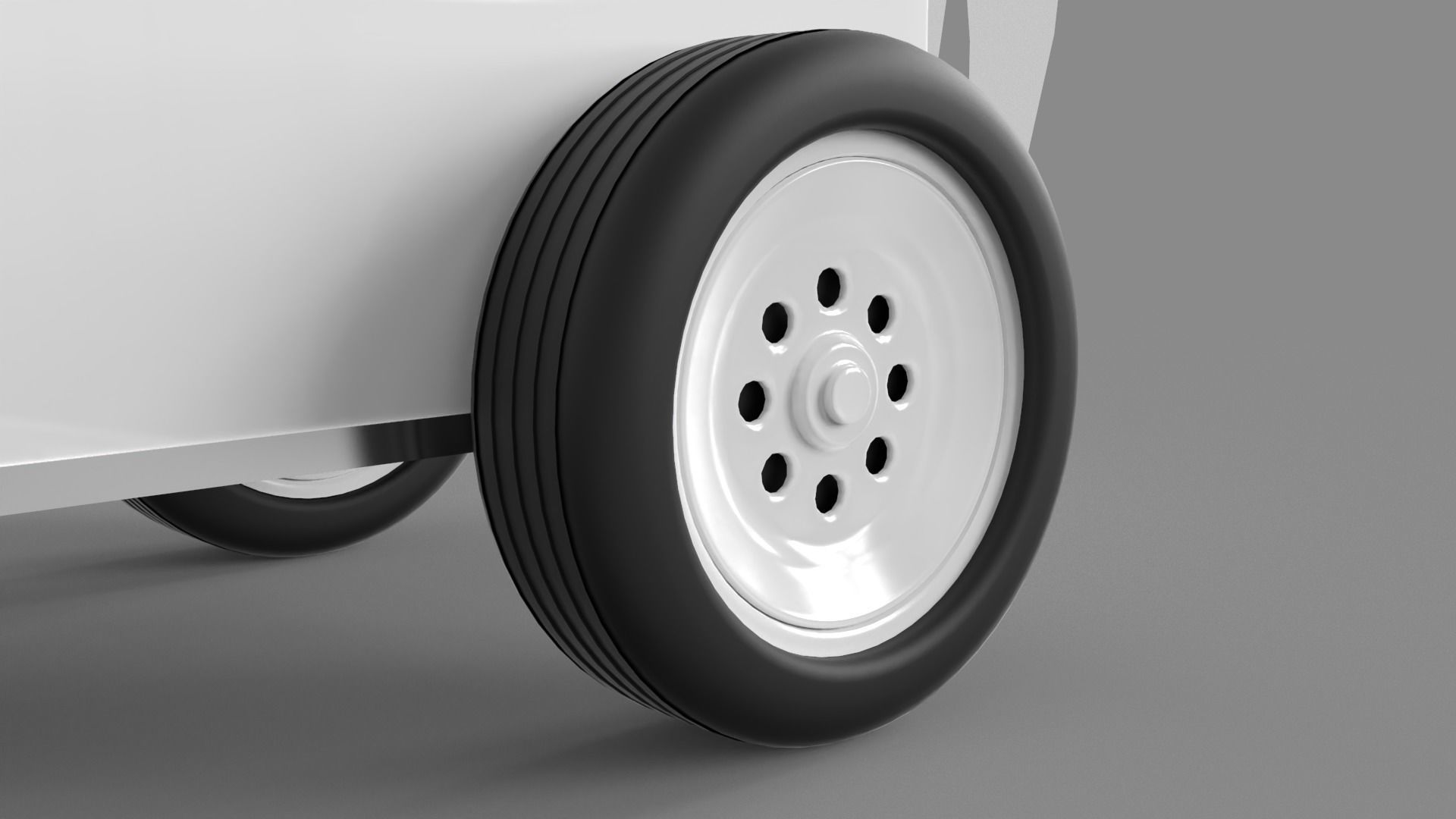 Ice Cream Popsicle Cart 3D model_9