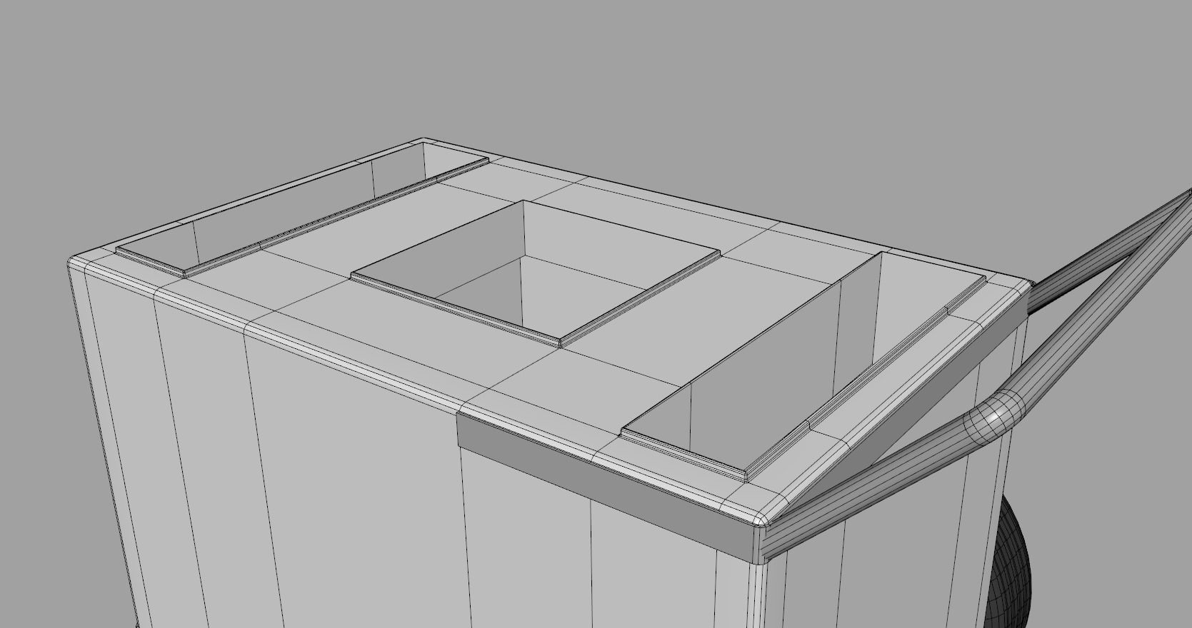 Ice Cream Popsicle Cart 3D model_12