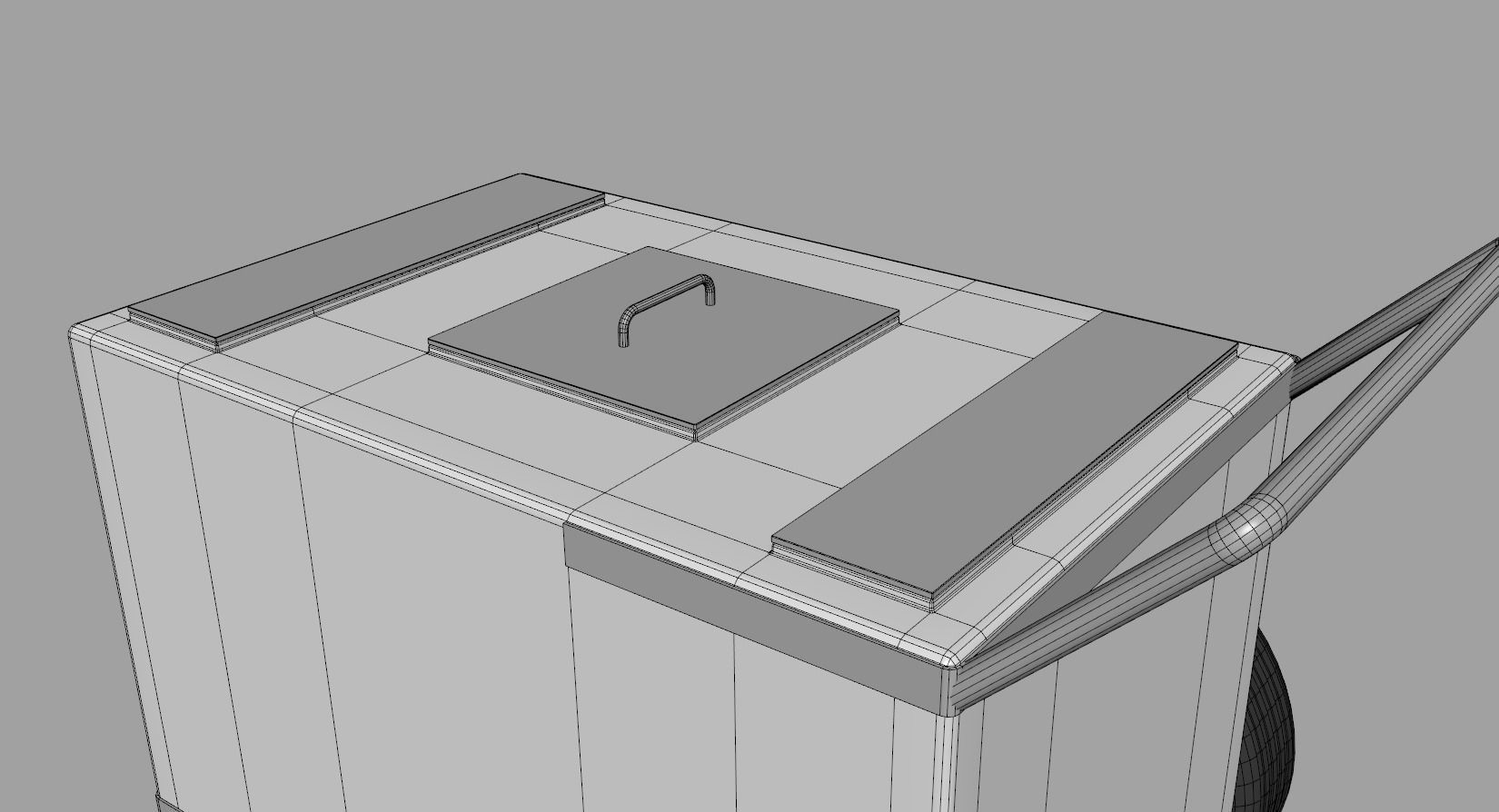 Ice Cream Popsicle Cart 3D model_11