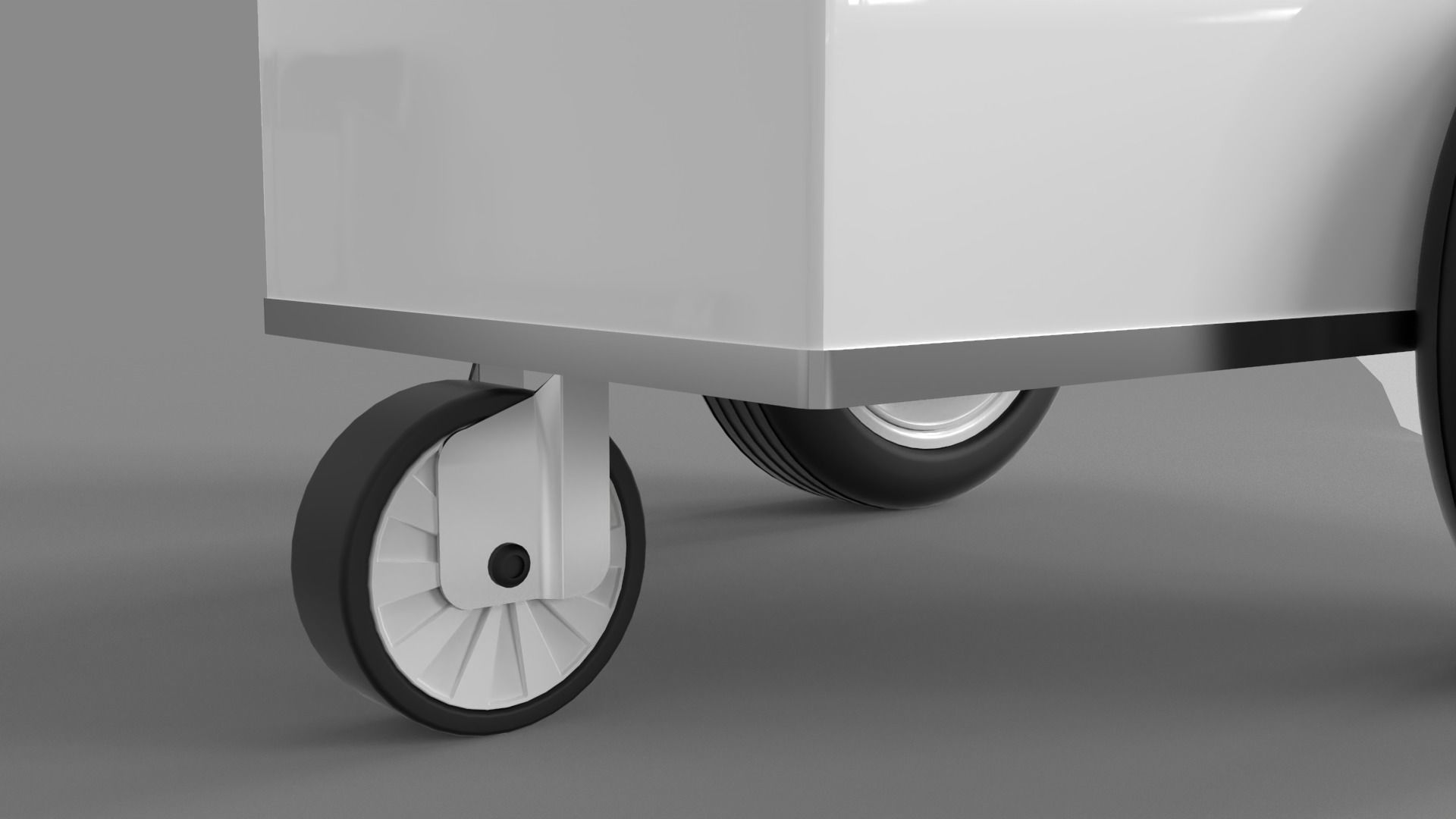 Ice Cream Popsicle Cart 3D model_8
