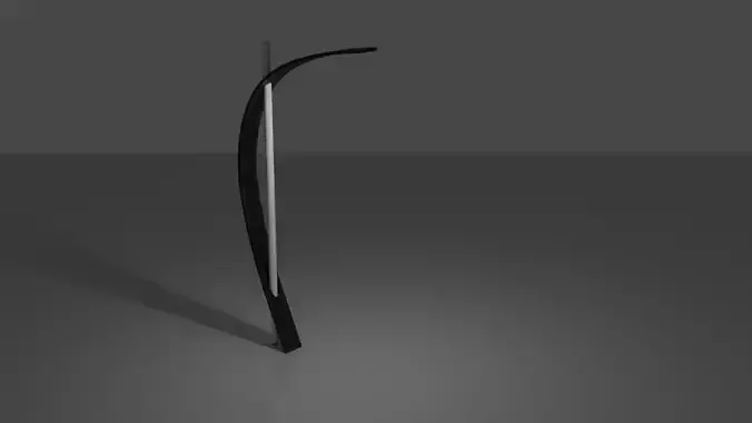futuristic looking lamp post V2 