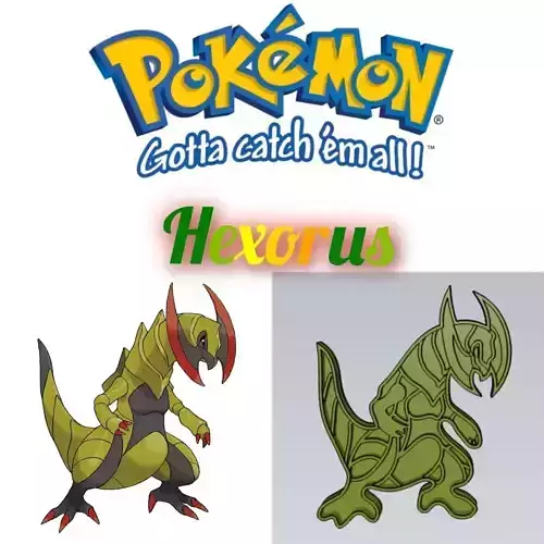 Amazing Pokemon Haxorus Cookie Cutter Stamp Cake Decorating 