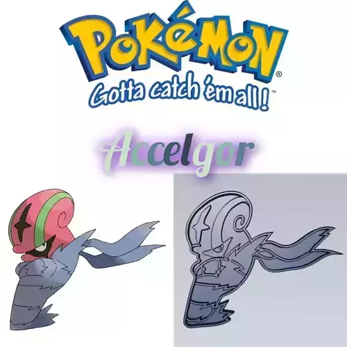 Amazing Pokemon Accelgor Cookie Cutter Stamp Cake Decorating 