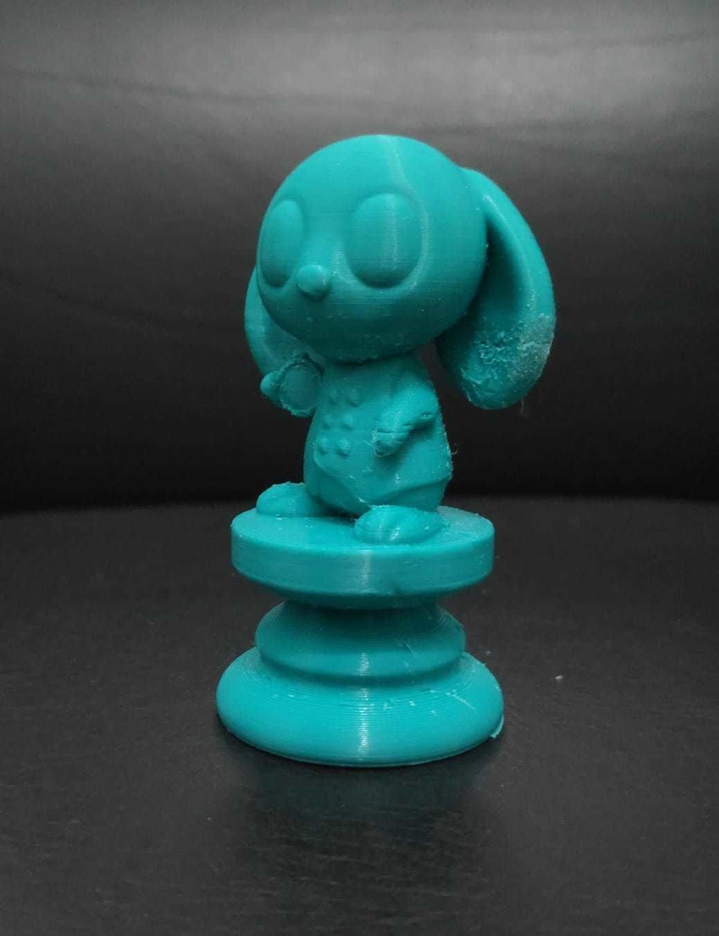 Alice Chess - Side A - White Rabbit - Pawn 3D print model_10