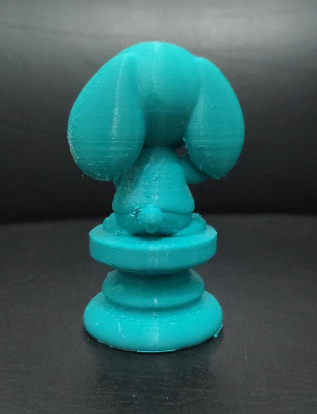 Alice Chess - Side A - White Rabbit - Pawn 3D print model_6