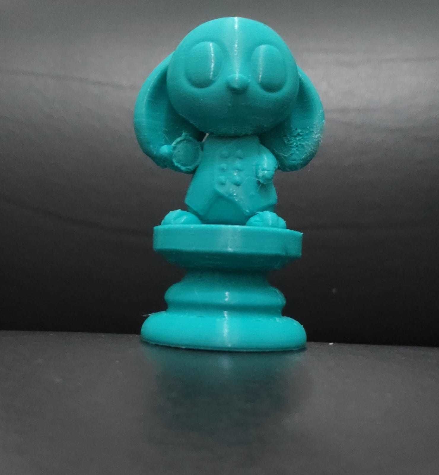 Alice Chess - Side A - White Rabbit - Pawn 3D print model_9