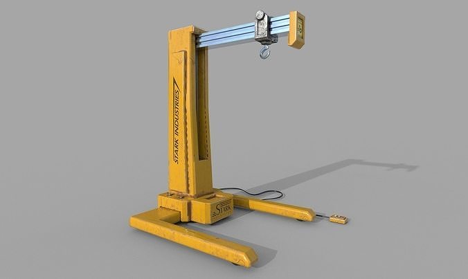 CRANE STARK INDUSTRIES IRON MAN Low-poly 3D model