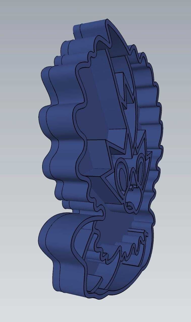 Amazing Pokemon Rufflet Cookie Cutter Stamp Cake Decorating  3D model_3