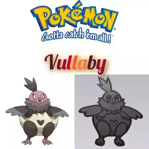 Amazing Pokemon Vullaby Cookie Cutter Stamp Cake Decorating 