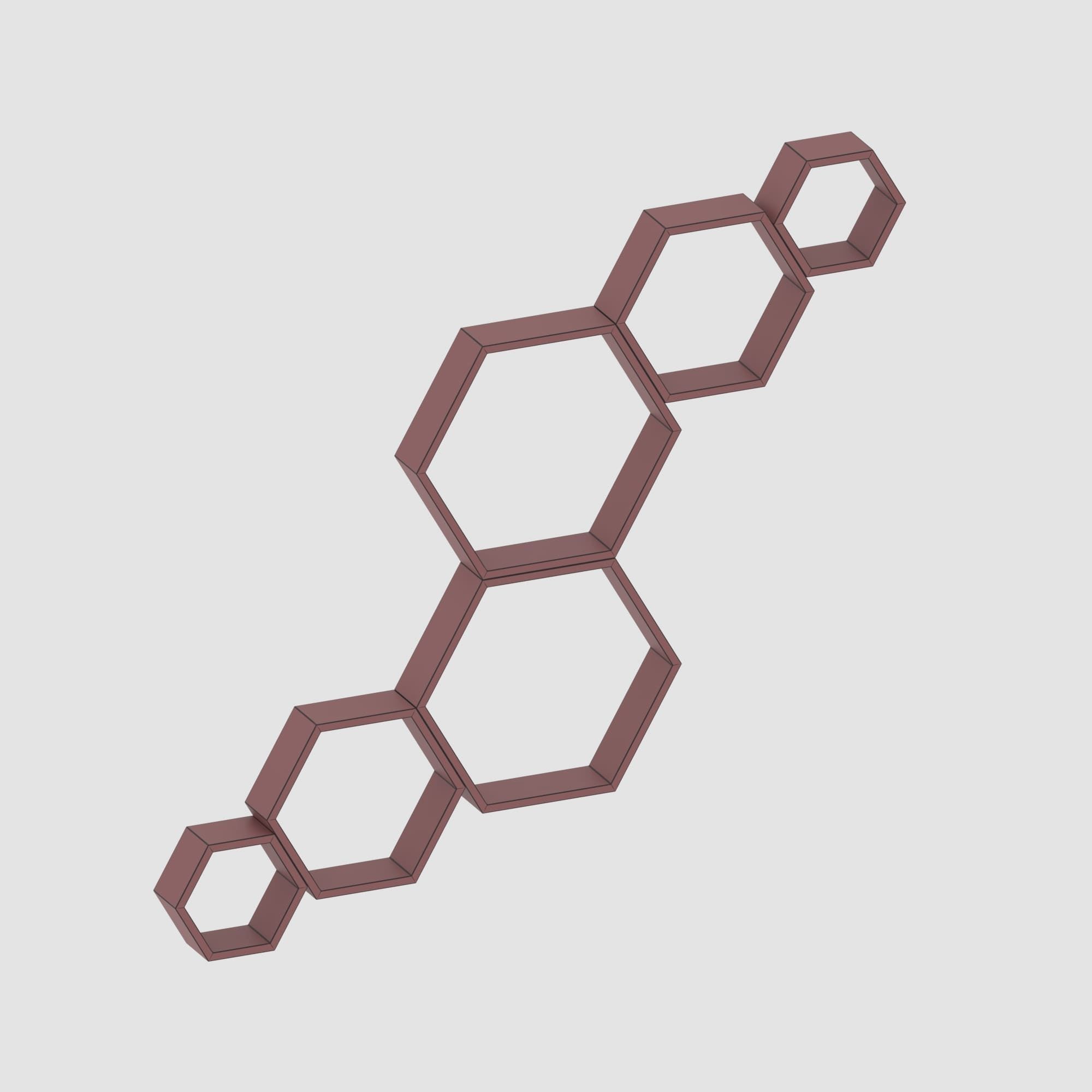 Shelf collection in loft and classic style  3D model_40