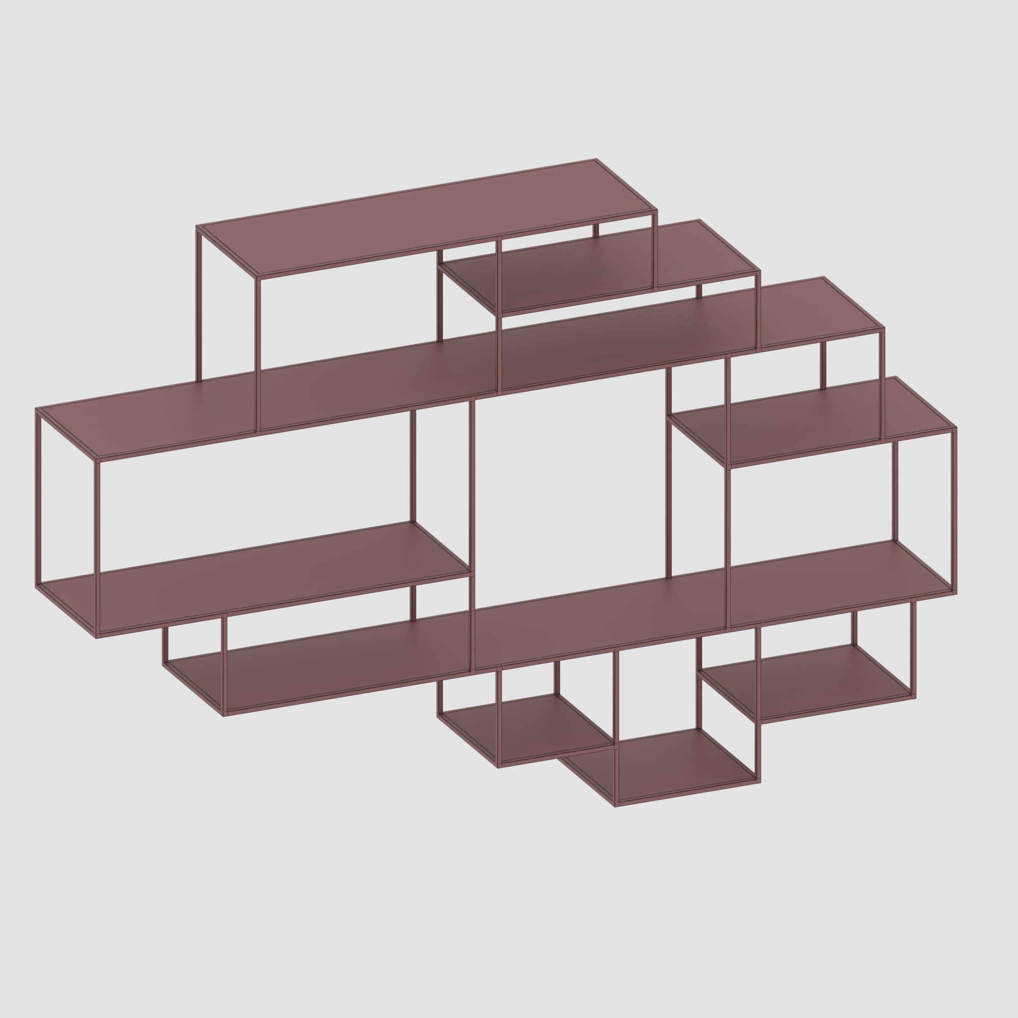 Shelf collection in loft and classic style  3D model_13