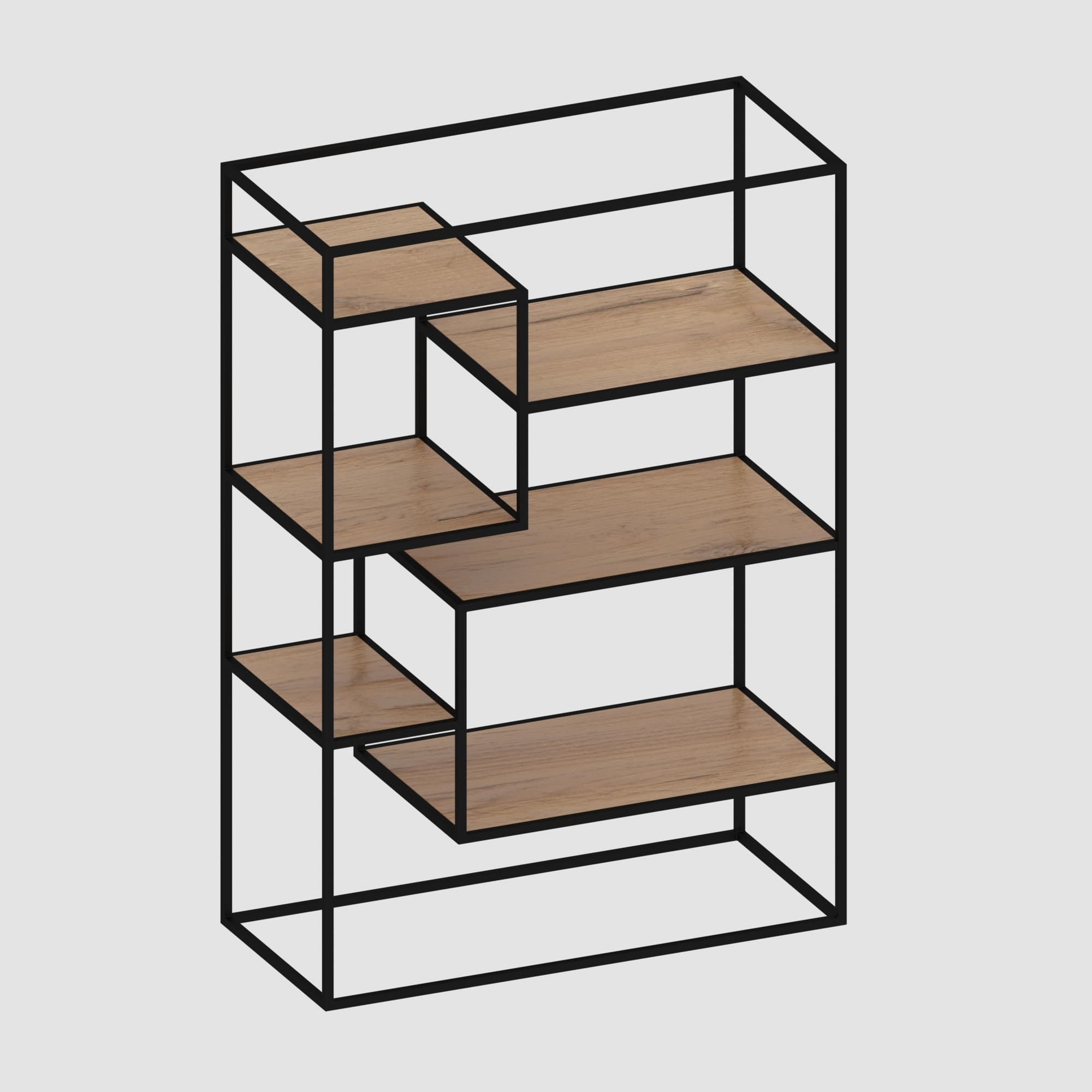 Shelf collection in loft and classic style  3D model_18