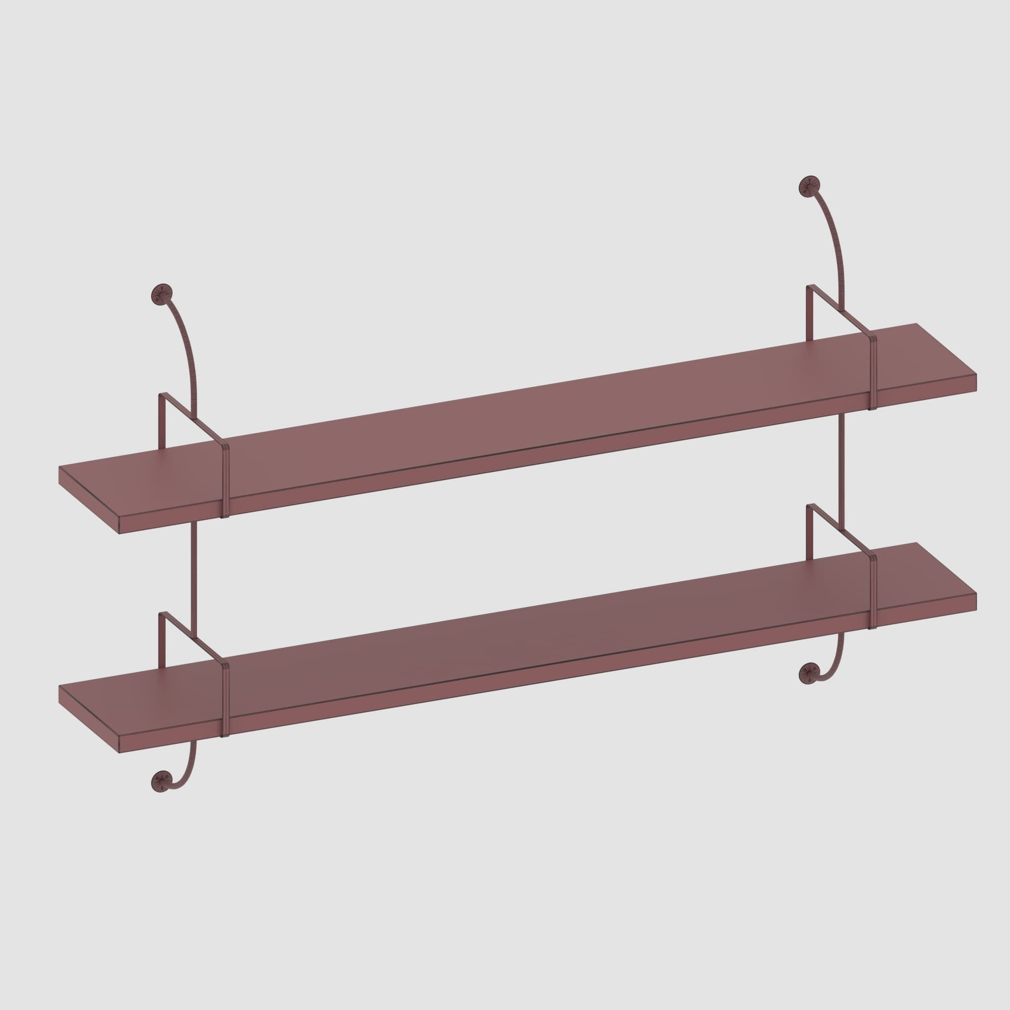 Shelf collection in loft and classic style  3D model_4