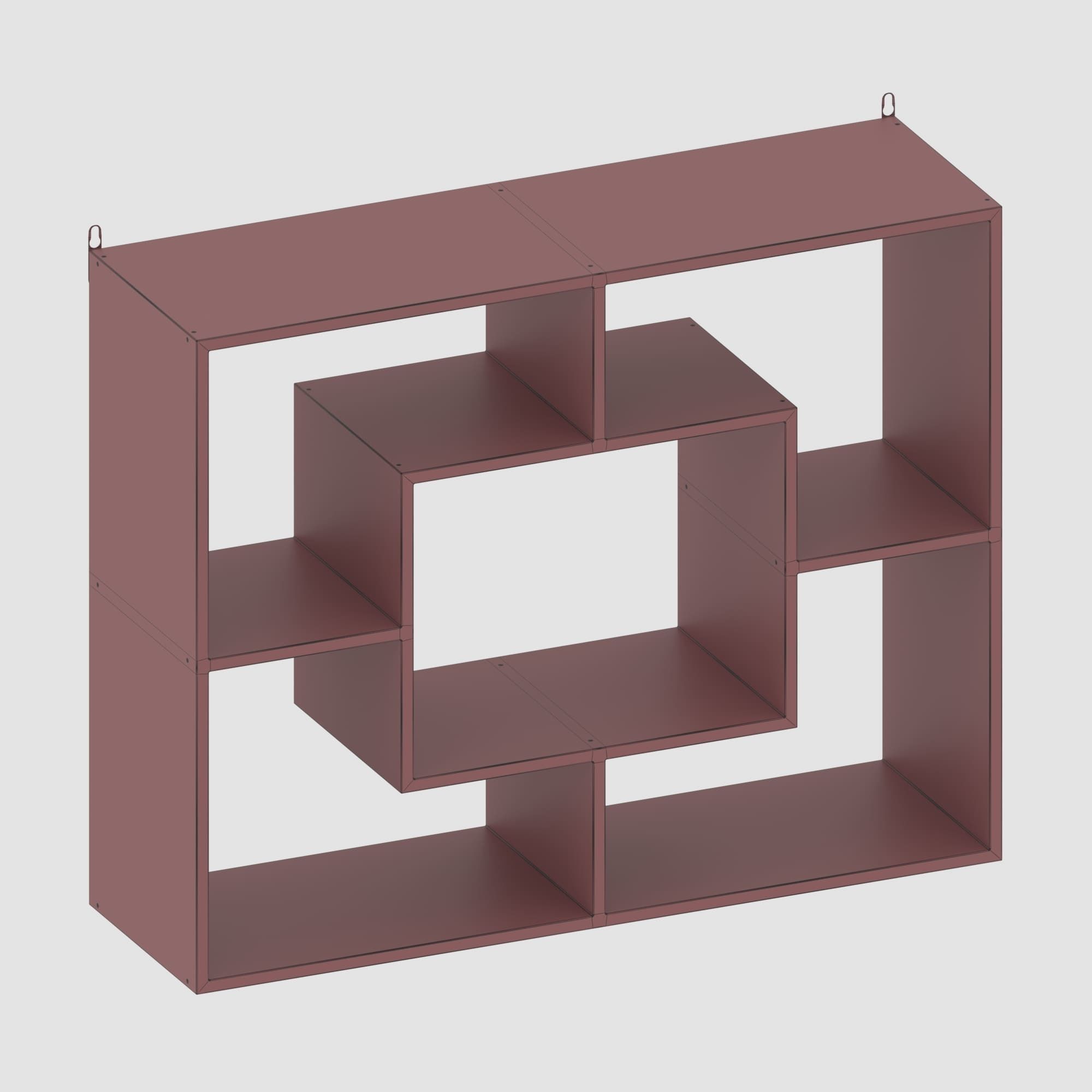 Shelf collection in loft and classic style  3D model_31