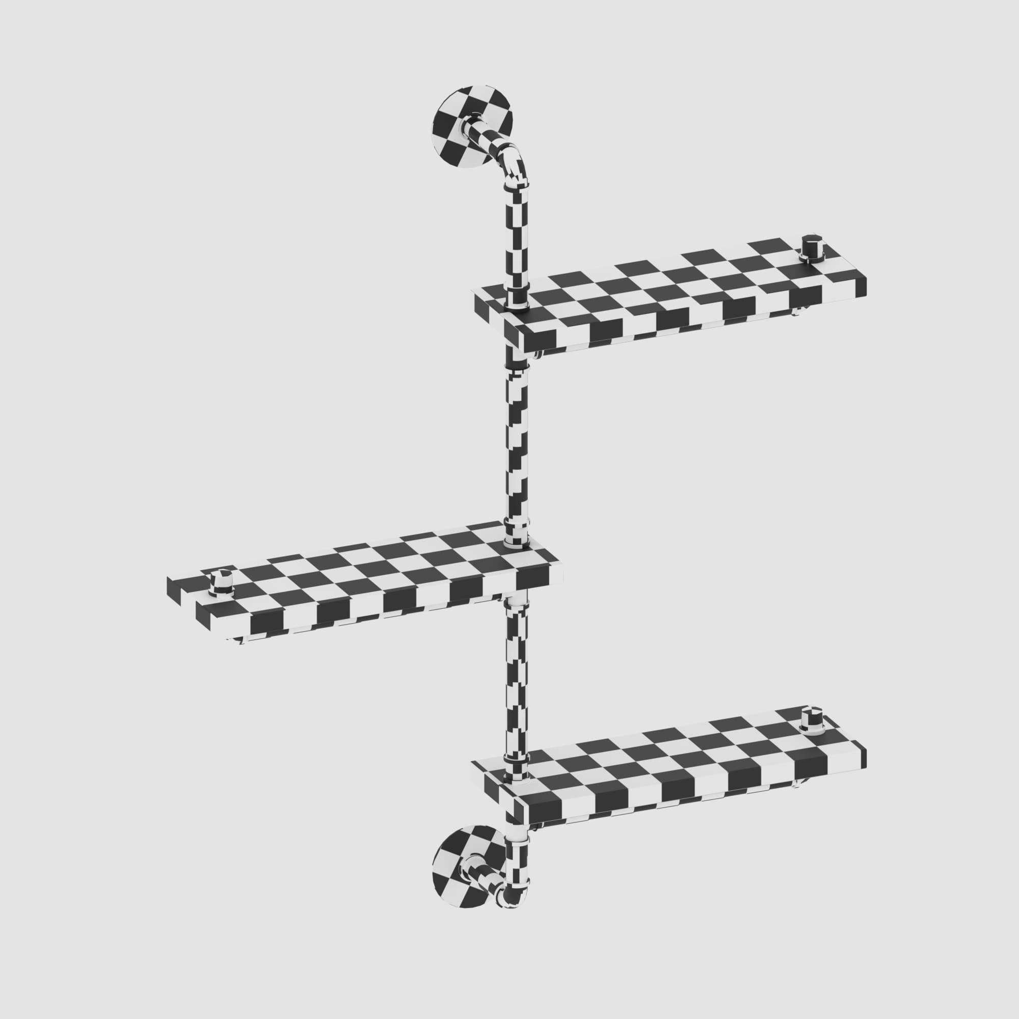 Shelf collection in loft and classic style  3D model_83