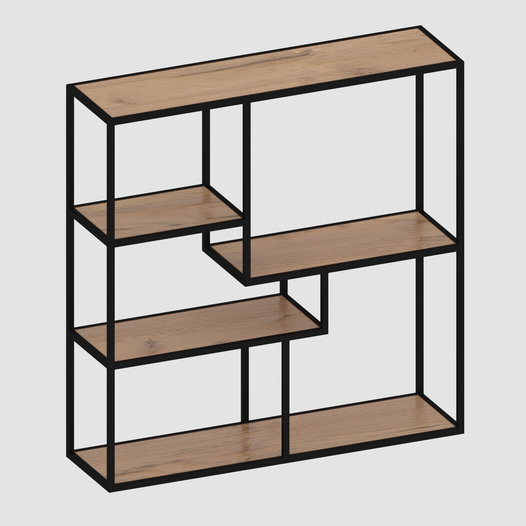 Shelf collection in loft and classic style  3D model_15