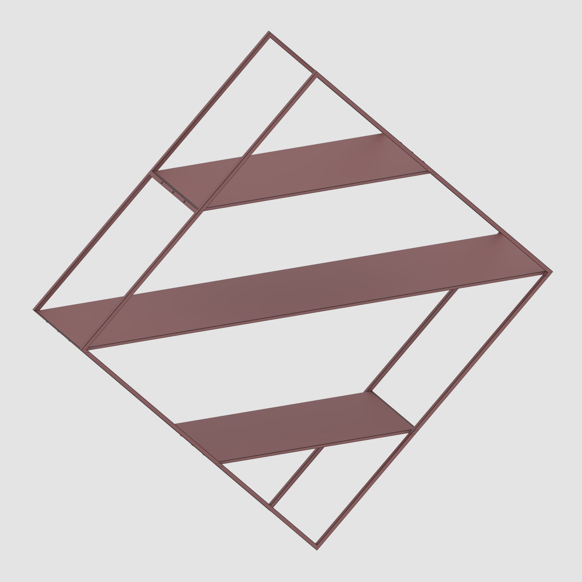 Shelf collection in loft and classic style  3D model_64