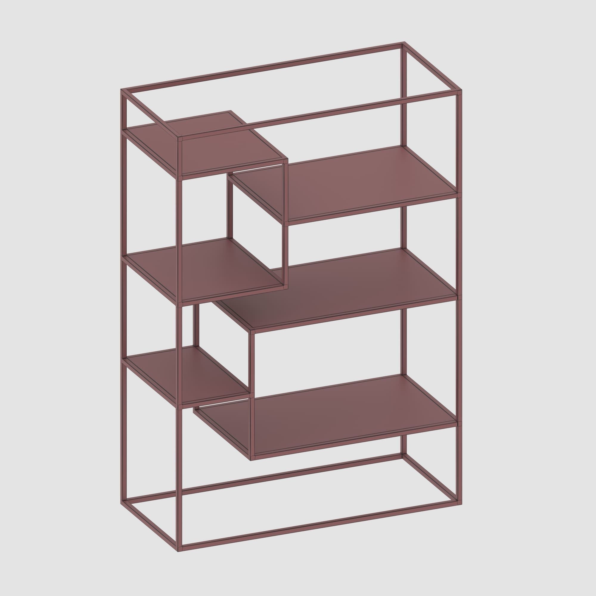 Shelf collection in loft and classic style  3D model_19
