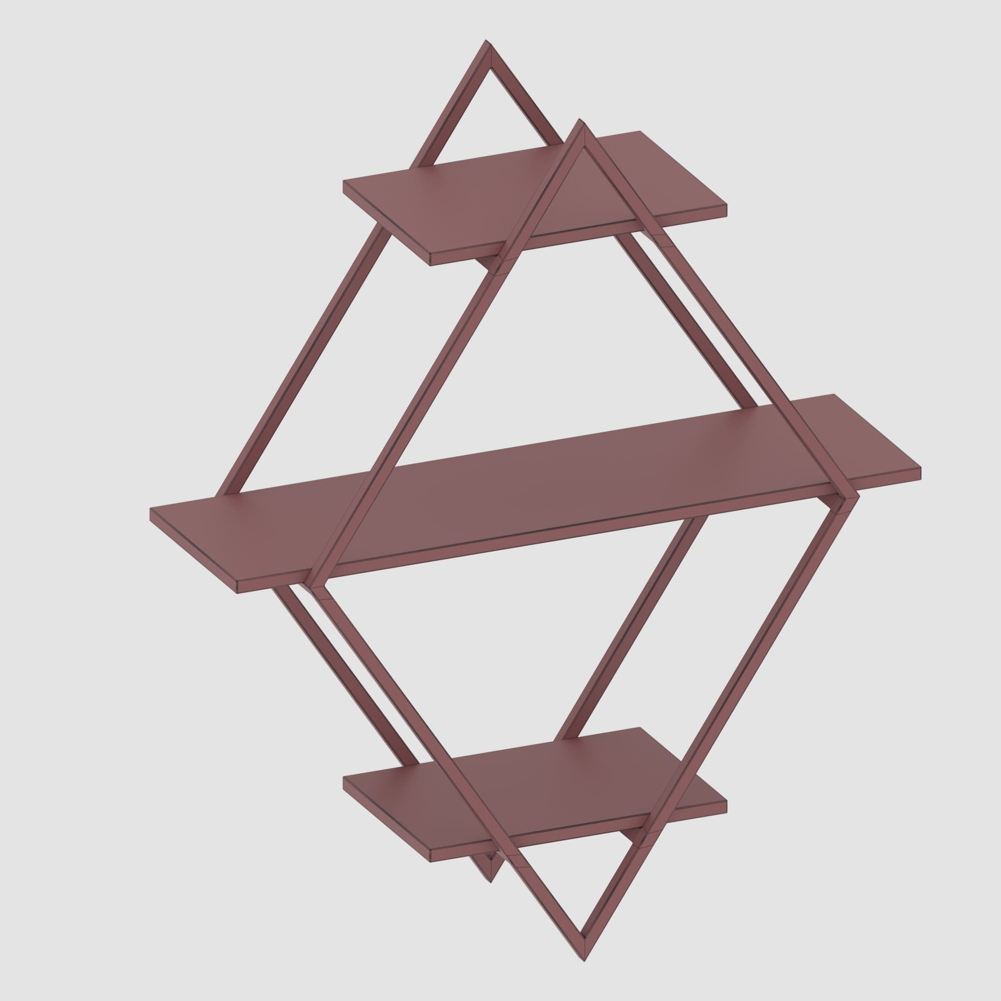 Shelf collection in loft and classic style  3D model_67