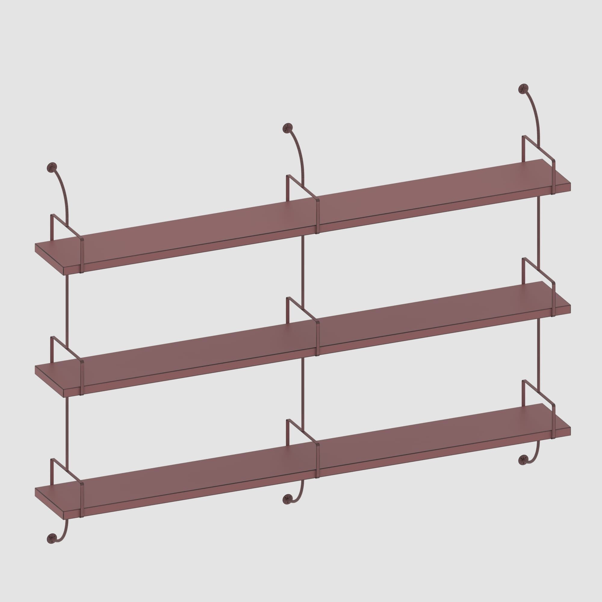 Shelf collection in loft and classic style  3D model_7