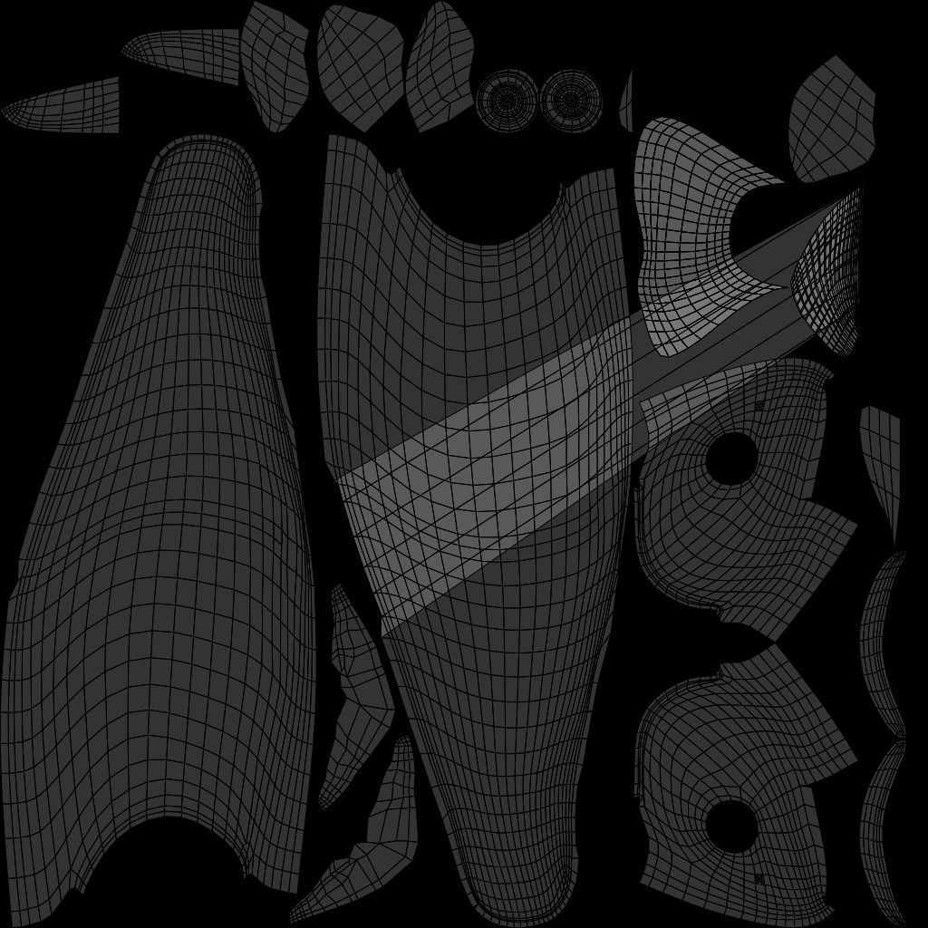 Animated Brook Trout Low-poly 3D model_17