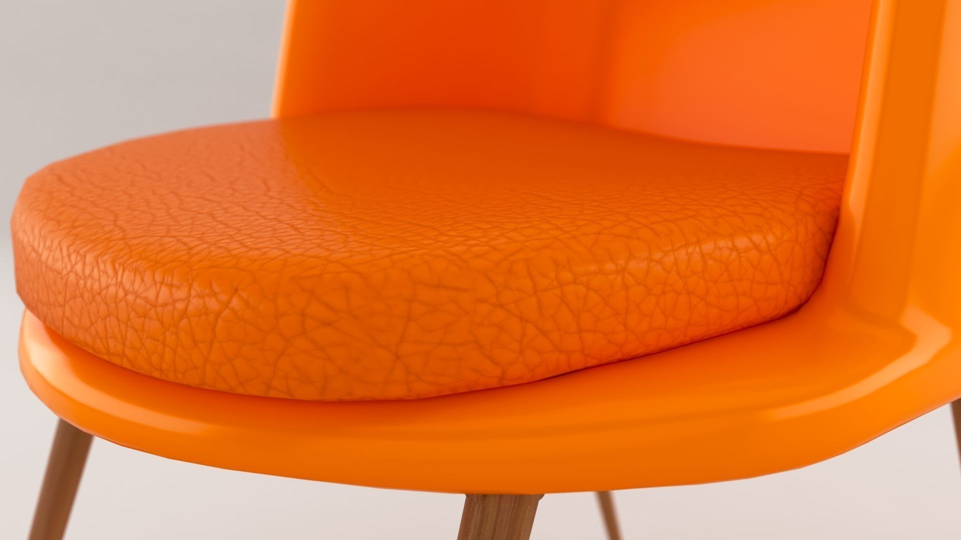 Arm Chair 3d model Low-poly 3D model_2