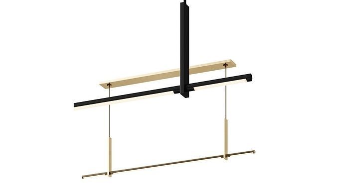 Circa Lighning - Axis Large Linear Pendant 3D model