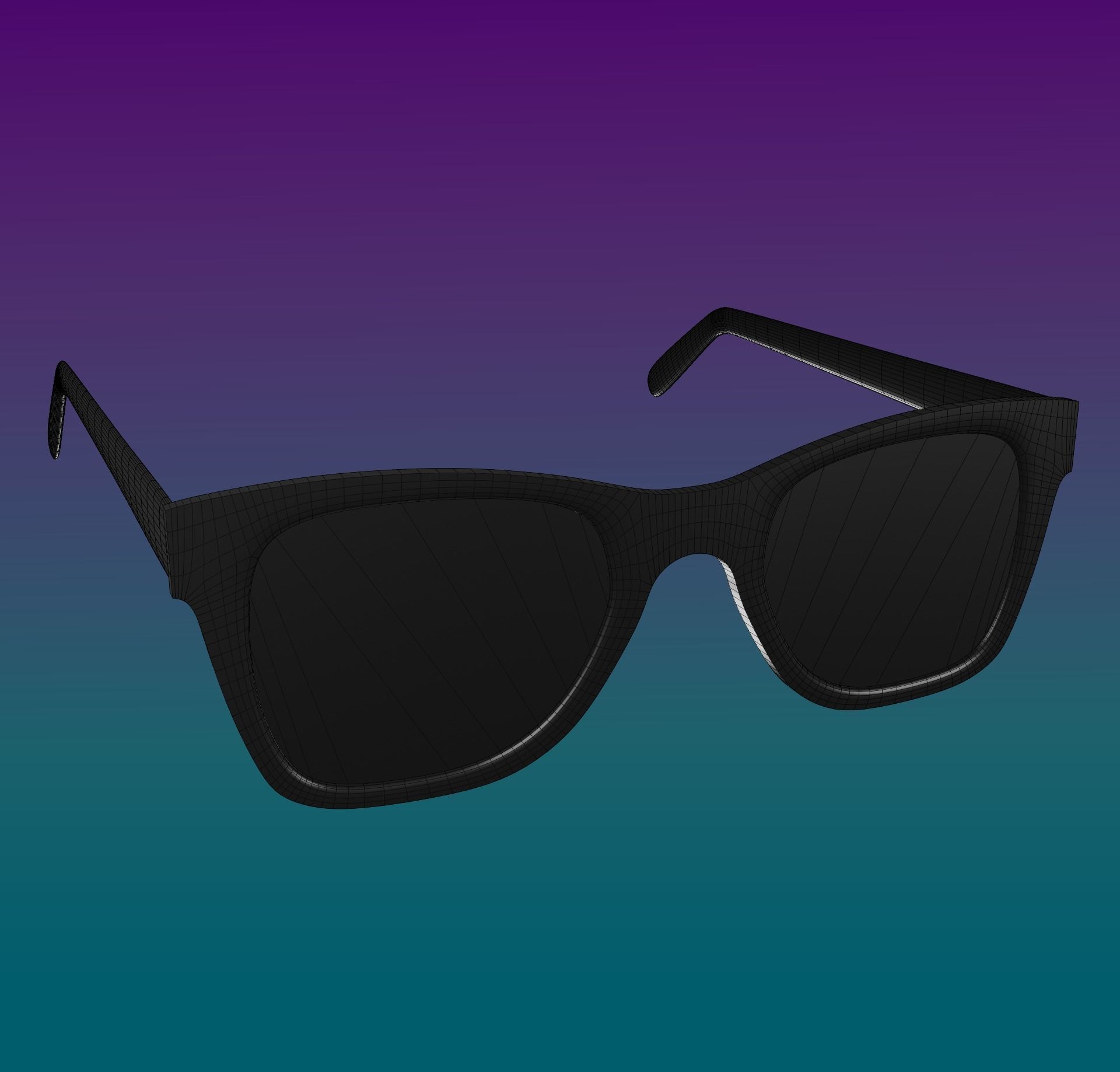 glasses sunglasses Free low-poly 3D model_5