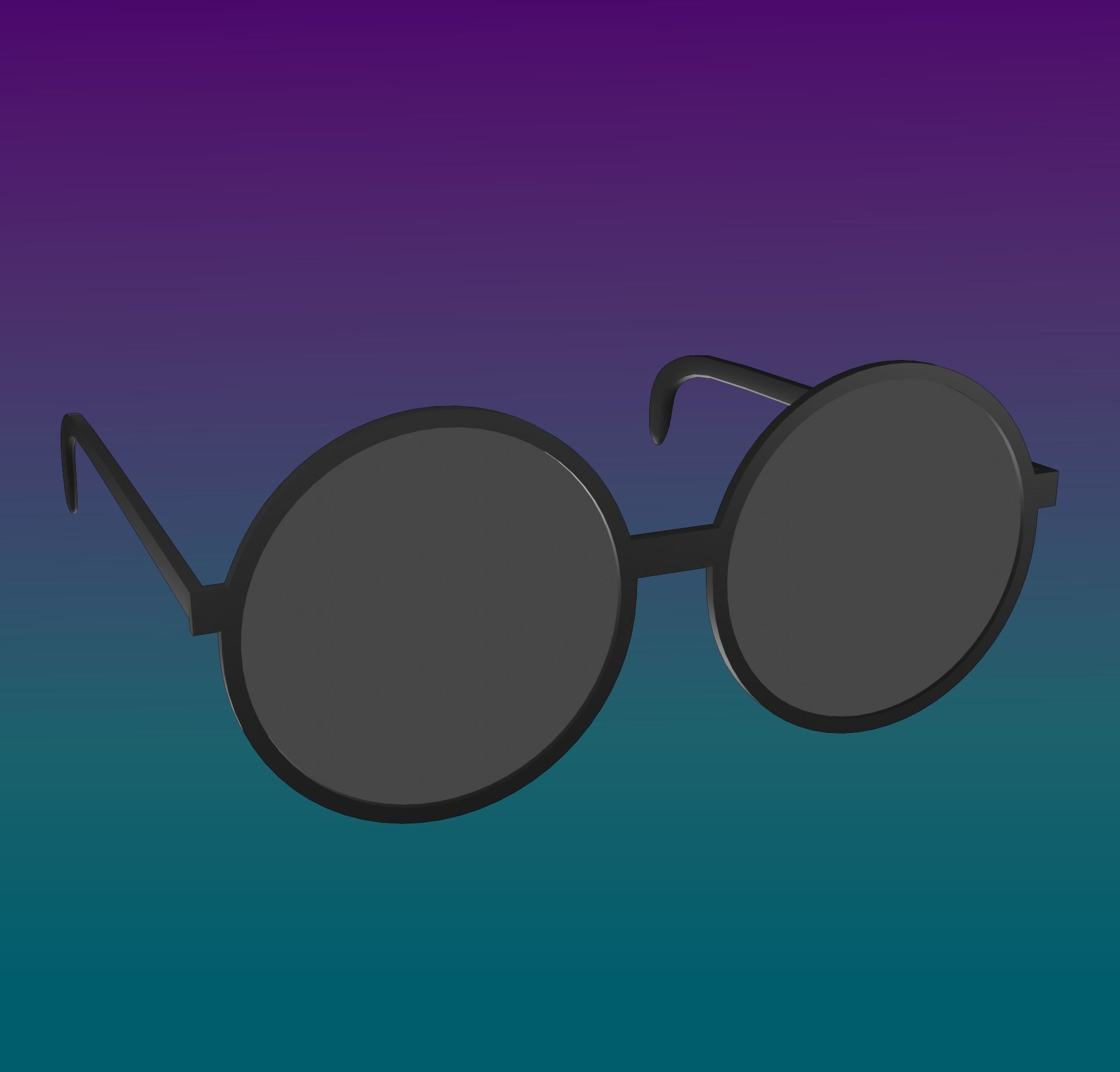 glasses sunglasses Free low-poly 3D model_4