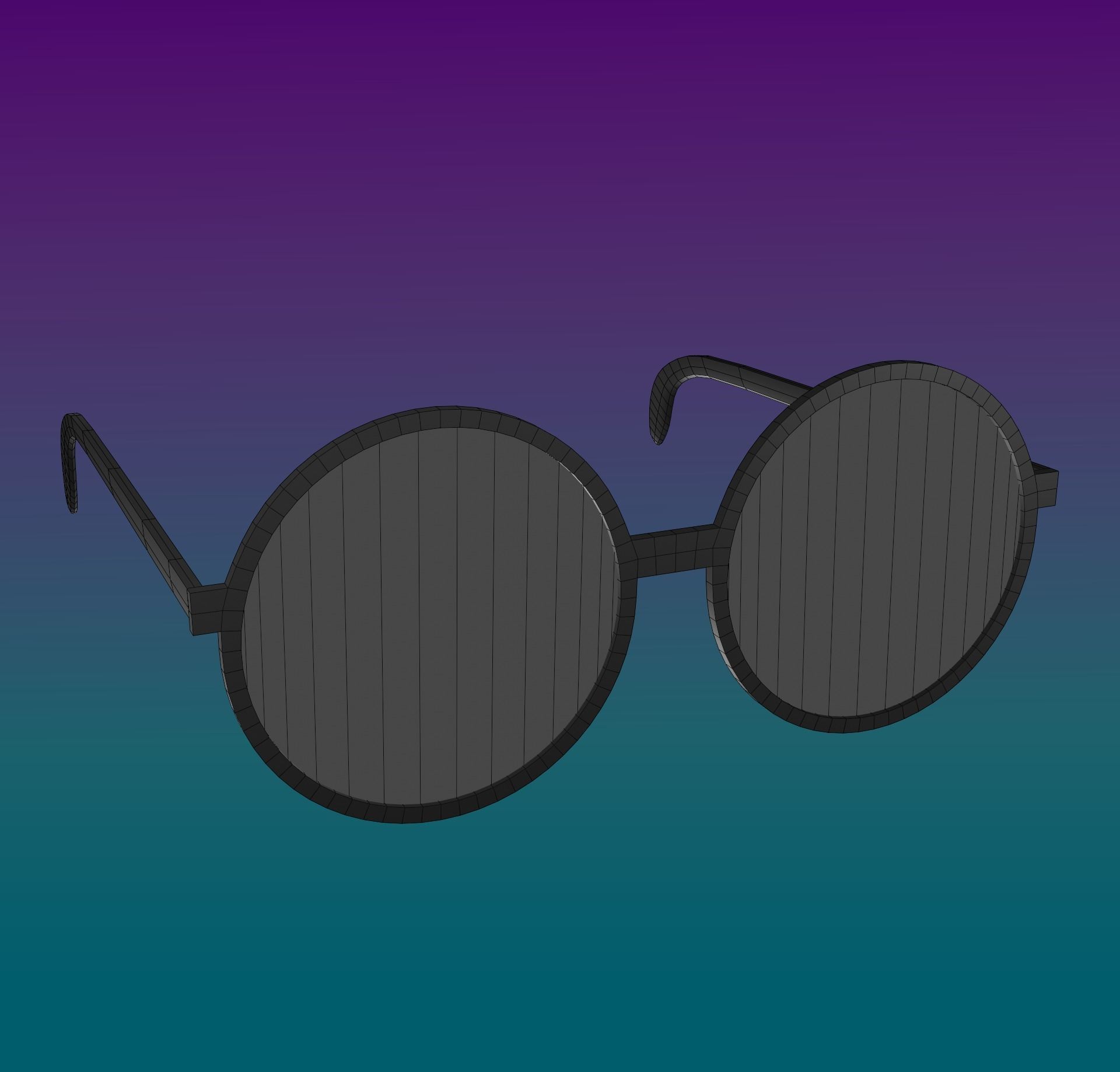 glasses sunglasses Free low-poly 3D model_3