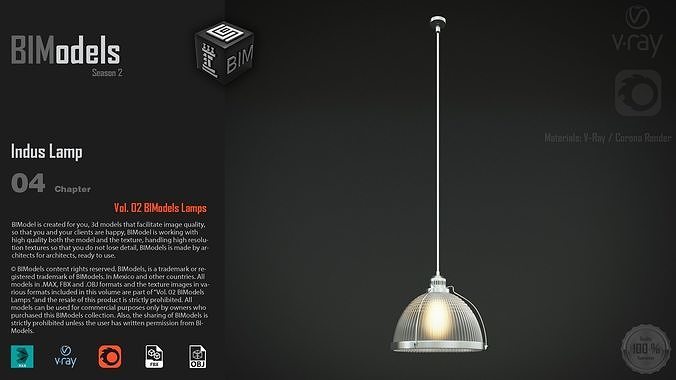 0204 Indus Lamp 3D model