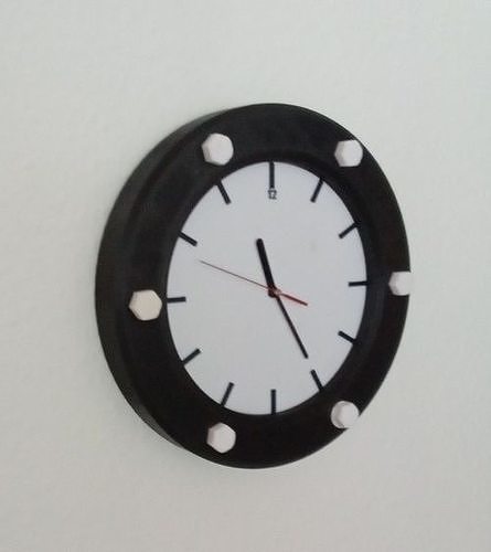 Industrial art design clock 3D print model