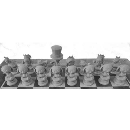Alice Chess - Side A 3D print model_13