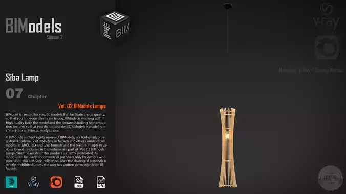 0207 Siba Lamp 3D model