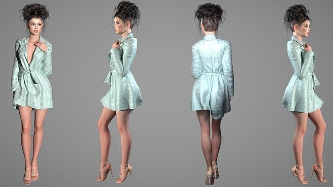 Classy Jacket 3D model