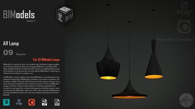 0209 Alf Lamp 3D model