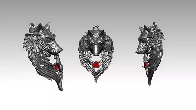 Wolf pendant