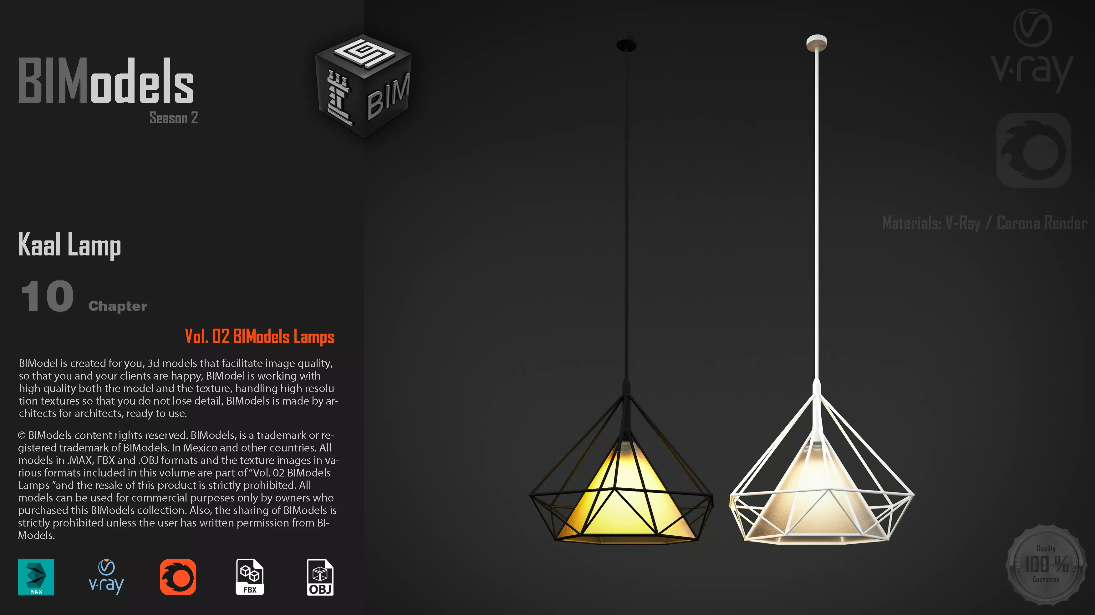 0210 Kaal Lamp 3D model