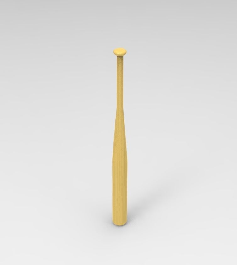 Baseball Bat 3D print model_17